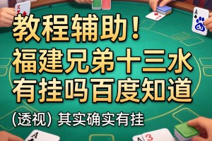 教程辅助!“福建兄弟十三水有挂吗百度知道”(透视)其实确实有挂