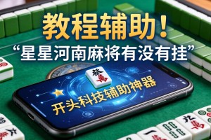 教程辅助!“星星河南麻将有没有挂”开挂科技辅助神器手机