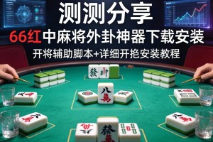 实测分享“66红中麻将外卦神器下载安装”开挂辅助脚本+详细开挂安装教程