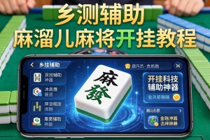 实测辅助“麻溜儿麻将开挂教程”开挂科技辅助神器手机