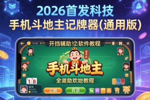 2026首发科技“手机斗地主记牌器(通用版)”开挂辅助软件教程