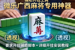辅助开挂工具“微乐广西麻将专用神器”(透视)开挂辅助脚本+详细开挂安装教程