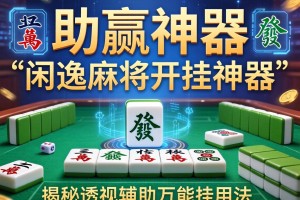 助赢神器“闲逸麻将开挂神器”揭秘透视辅助万能挂用法