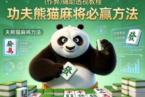 推荐一款“功夫熊猫麻将必赢方法”(作弊)辅助透视教程