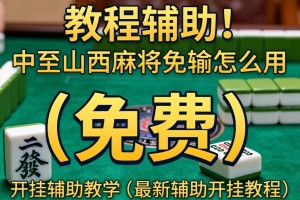 教程辅助!“中至山西麻将免输怎么用”(免费)开挂辅助教学(最新辅助开挂教程)