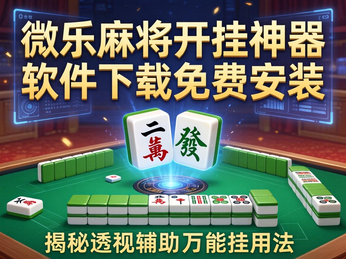 微乐麻将开挂神器软件下载免费安装