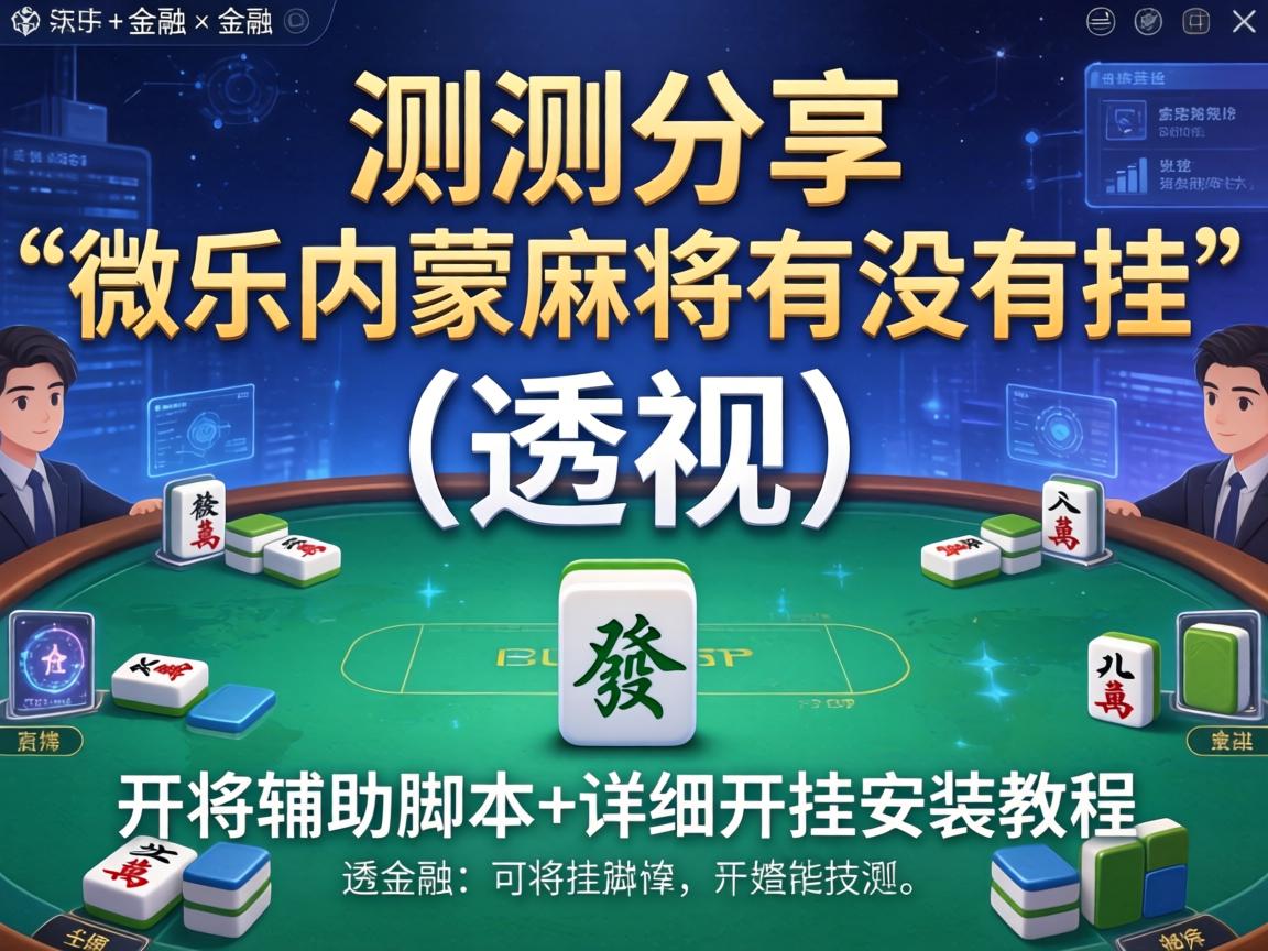 微乐内蒙麻将有没有挂