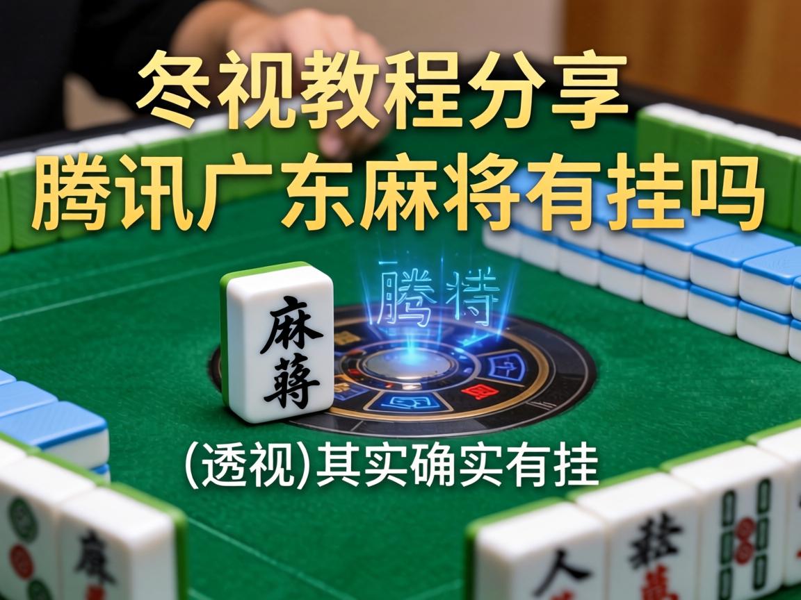 腾讯广东麻将有挂吗