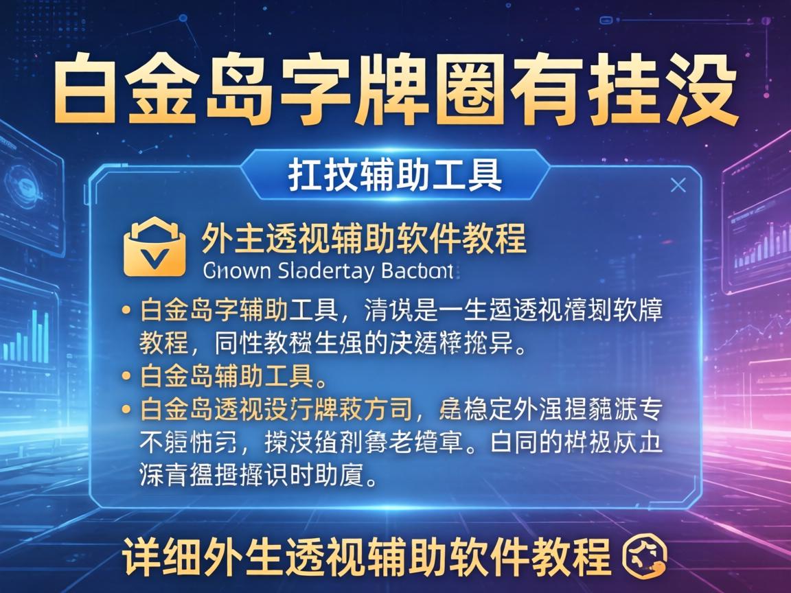 详细外挂透视辅助软件教程