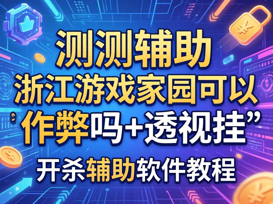 浙江游戏家园可以作弊吗