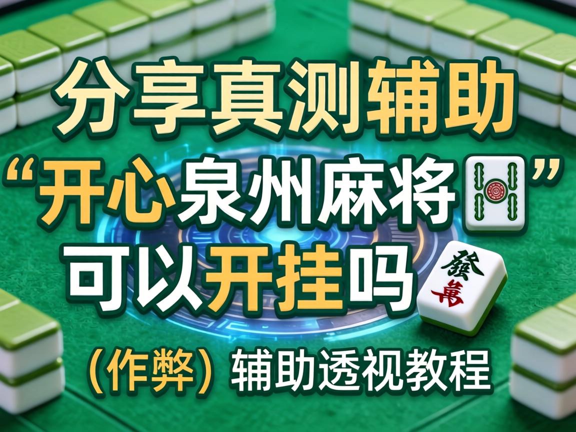 开心泉州麻将可以开挂吗