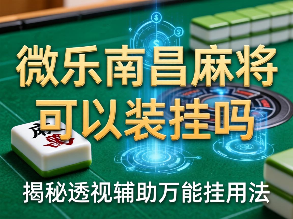 微乐南昌麻将可以装挂吗