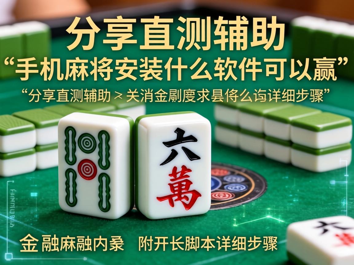 手机麻将安装什么软件可以赢