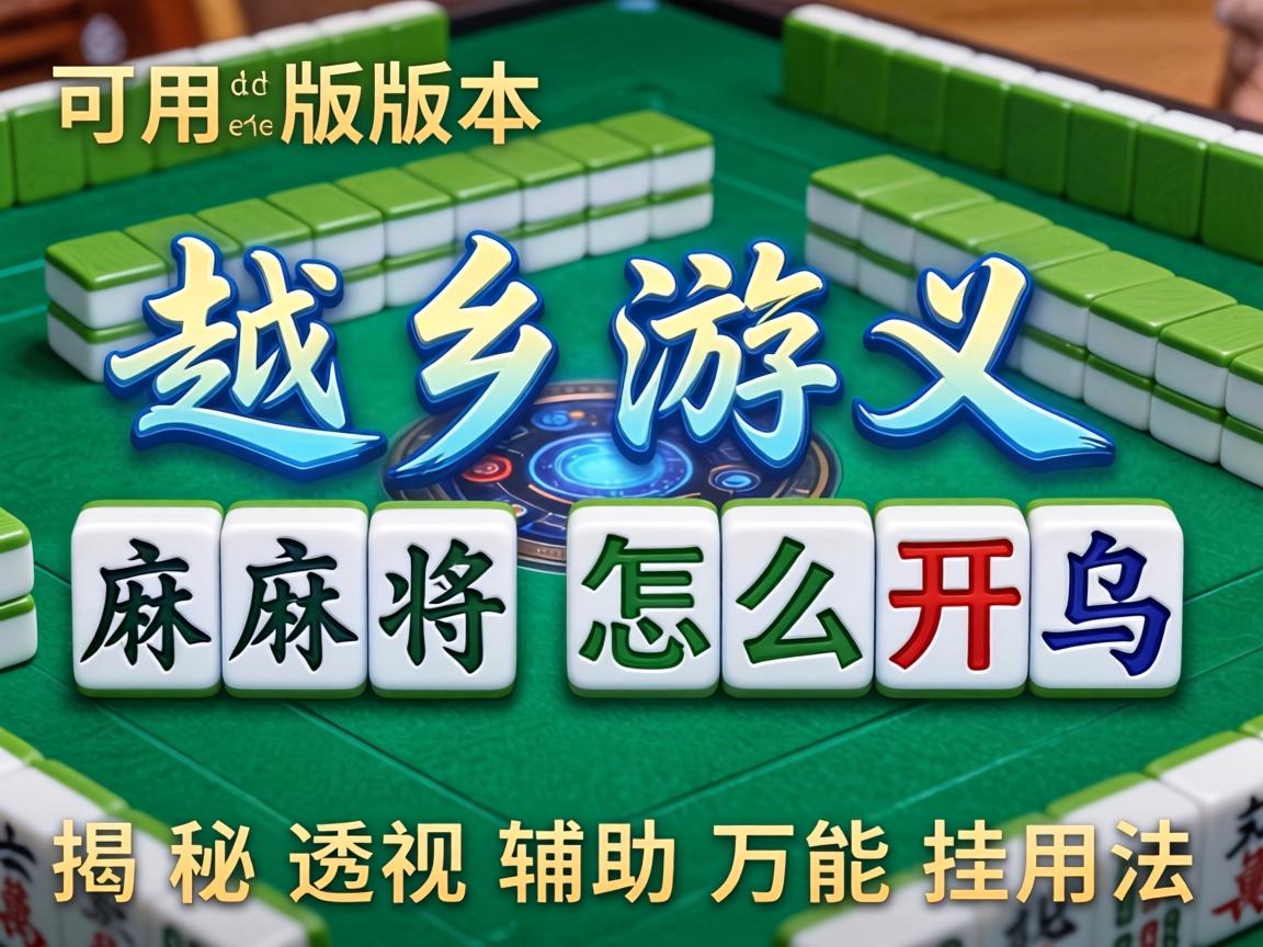 越乡游义乌麻将怎么开挂