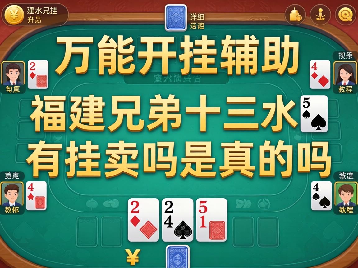福建兄弟十三水有挂卖吗是真的吗