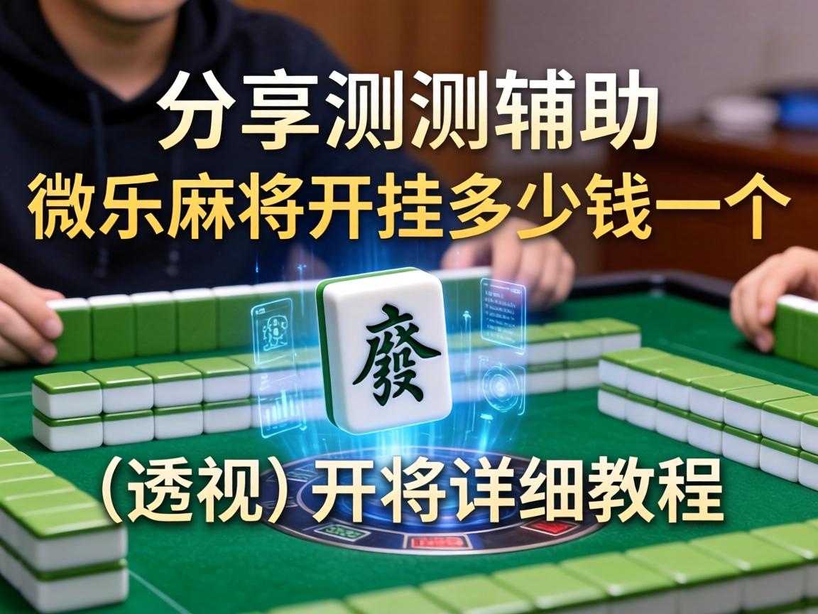 微乐麻将开挂多少钱一个