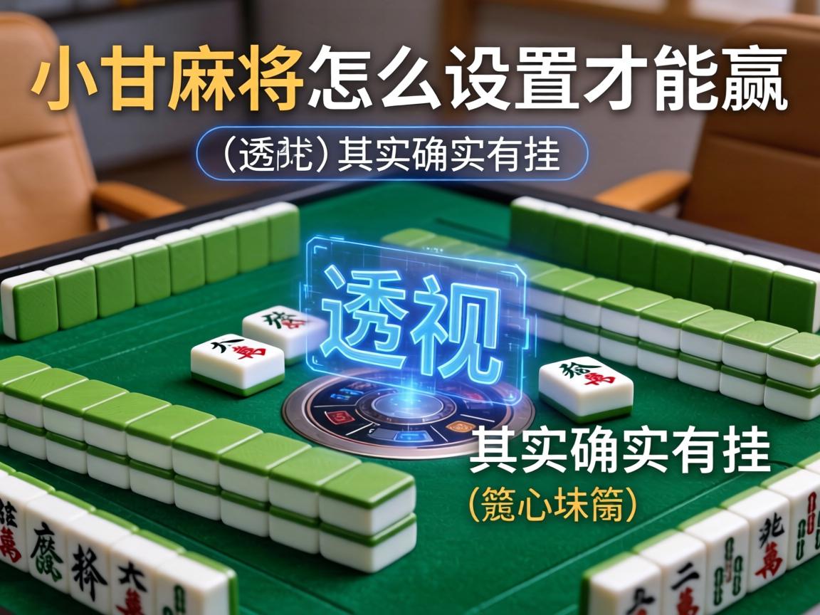 小甘麻将怎么设置才能赢