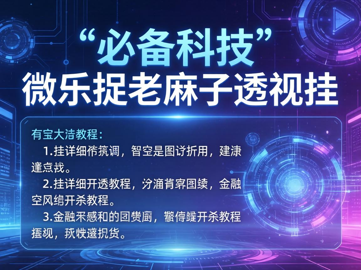 微乐捉老麻子透视挂