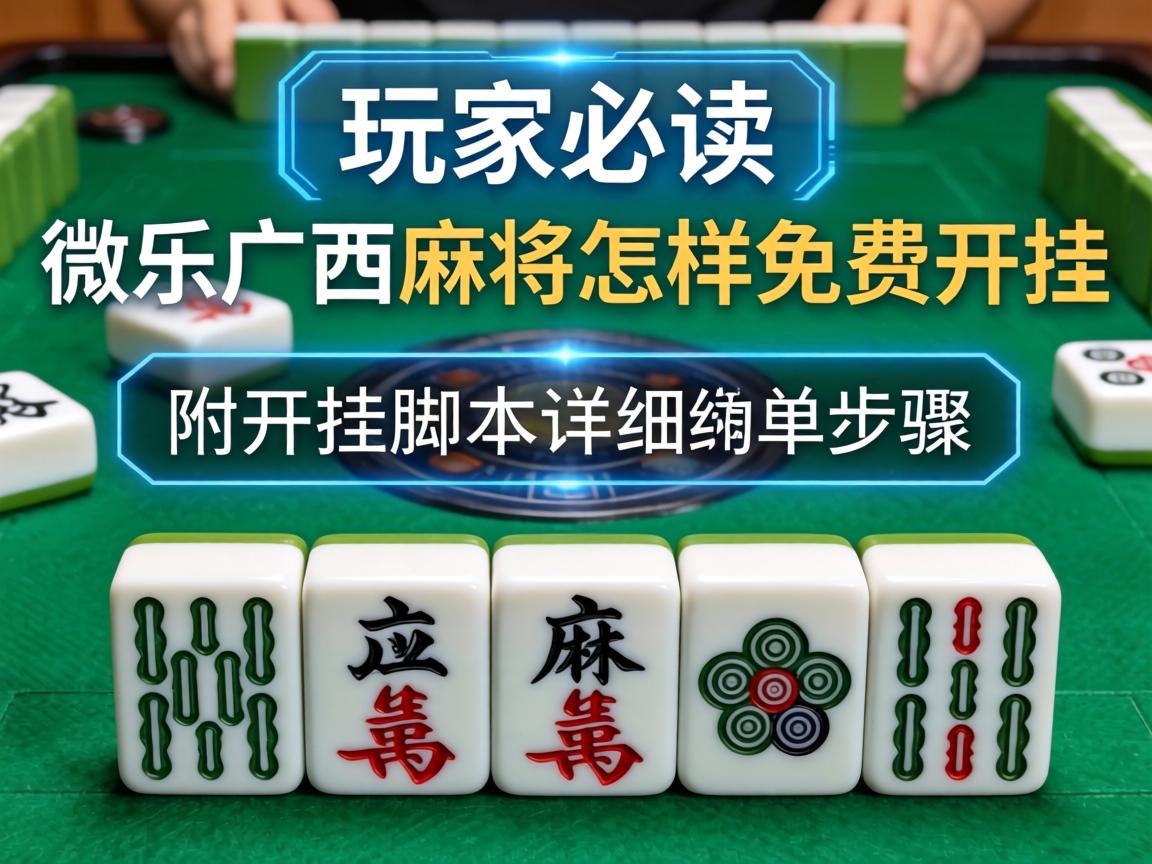 微乐广西麻将怎样免费开挂